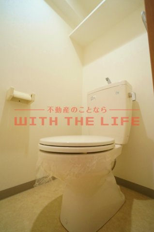 エクセレント東町【10,000円キャッシュバック対象物件】のトイレ|落ち着いた色調のトイレです