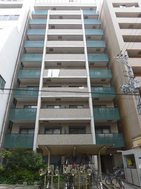大阪市中央区材木町の賃貸マンションの外観