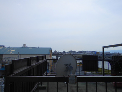 【展望】 | リバーサイドK | 最上階から大きな川を望めます