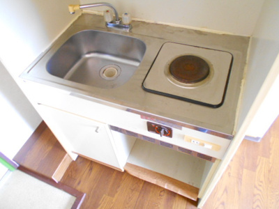 【キッチン】 | リバーサイドK | キッチンで自炊可能です