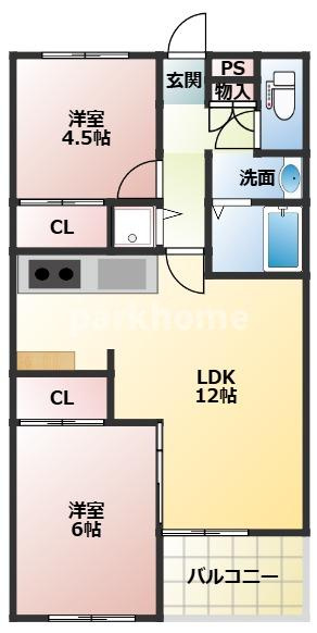 桜ハウスの間取り