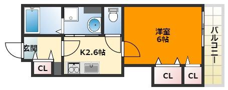【間取り】 | クリエオーレ小若江