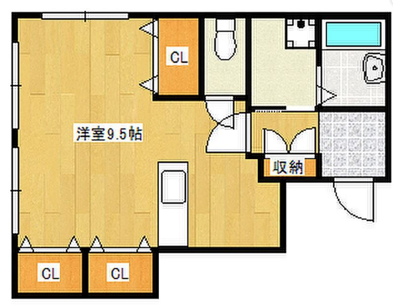 メゾン岩橋【キャッシュバック対象物件】の間取り