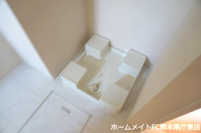 熊本市東区神園２丁目のアパートの洗面所