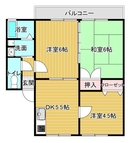 【間取り】 | ハイツクレール
