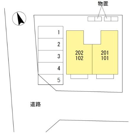 セジュールサクラの区画図