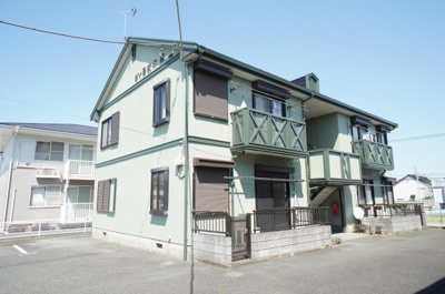 【外観】 | ヴィラ新木B | 2021年3月外壁塗装しました。