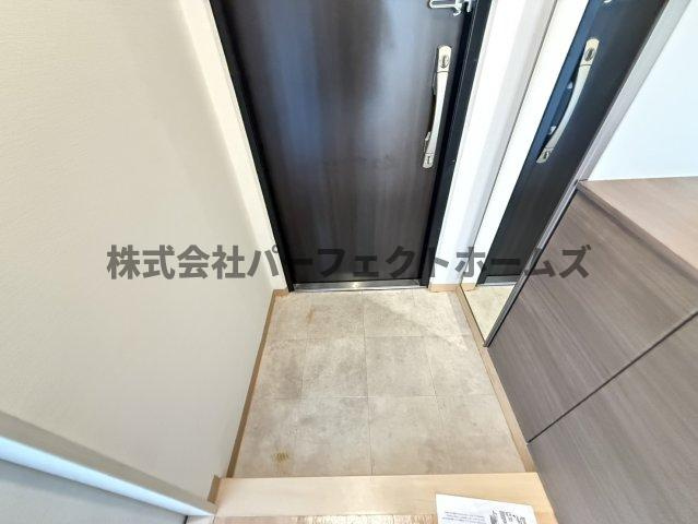 寝屋川サンハイツA棟の玄関|落ち着いた玄関です