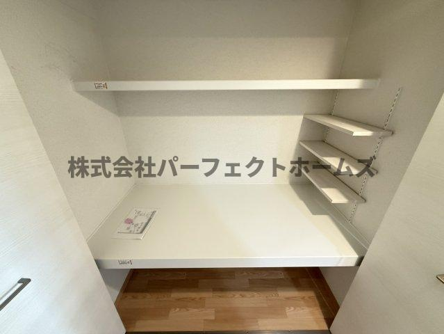 寝屋川サンハイツA棟の収納|大きなものも収納できそうです