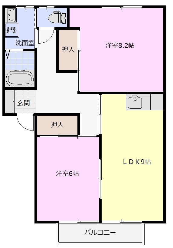 まさともハイツの間取り