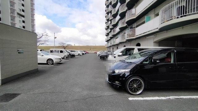 淀川パークハウス7号棟の駐車場|駐車場です
