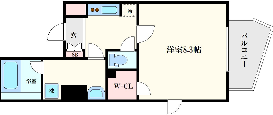 セイワパレス森ノ宮中央の間取り