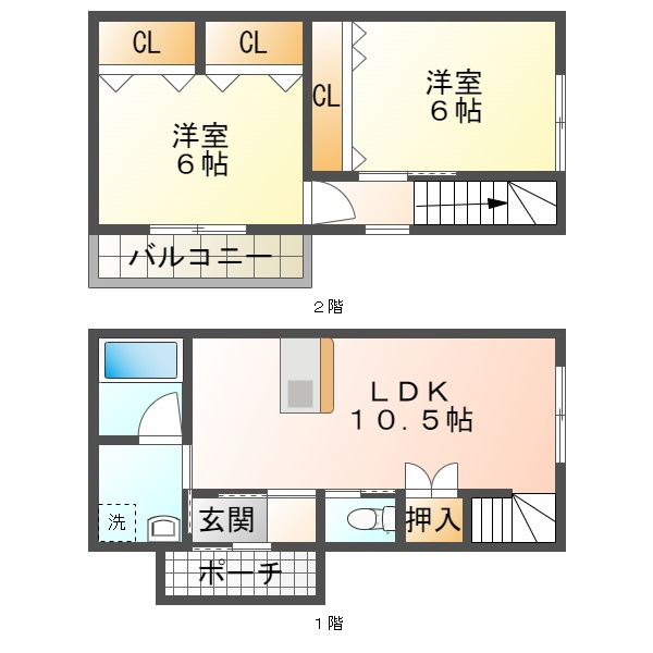 TERUMA・ＭARE茶園場町の間取り