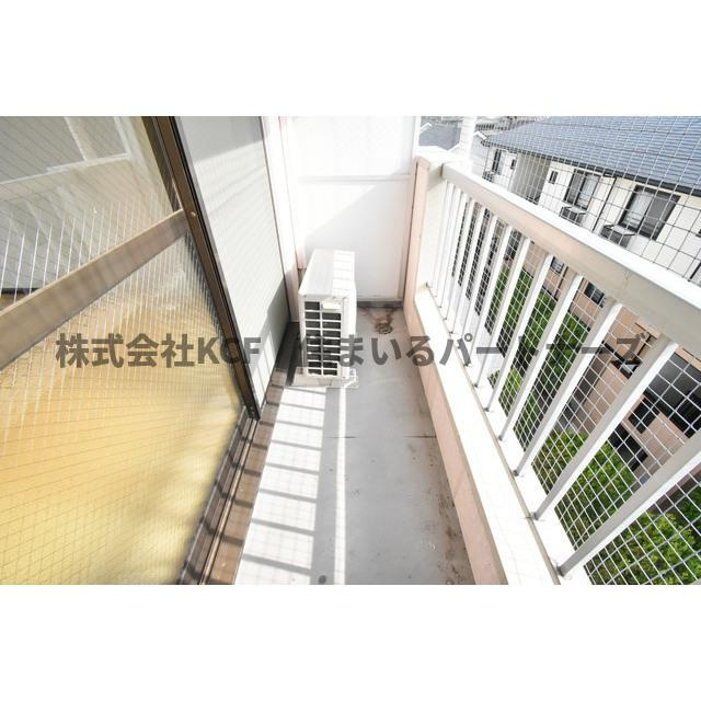 メゾンスコールのバルコニー|陽当たり良好なバルコニーです