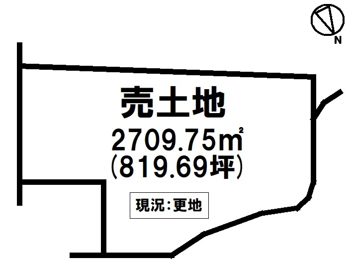 守山市小浜町　売土地の土地図