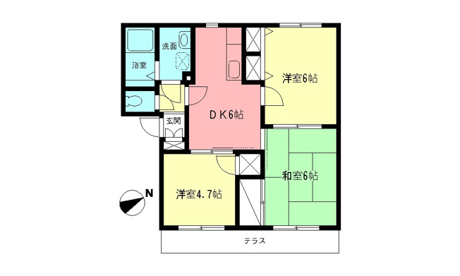 【間取り】 | 古館ハイツⅡ