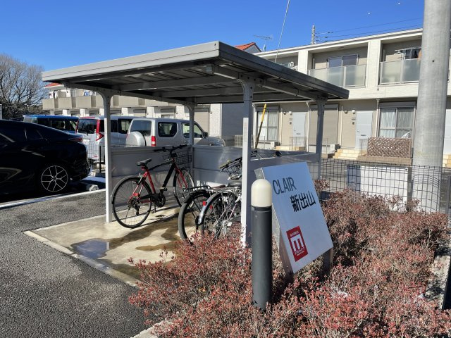CLAIR新出山の展望|駐輪場