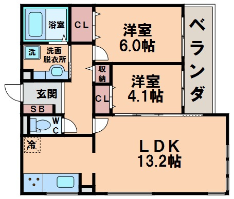 【間取り】 | ヴィエン南田辺