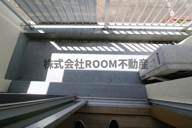 第1年見マンションのバルコニー|広々としたバルコニーです