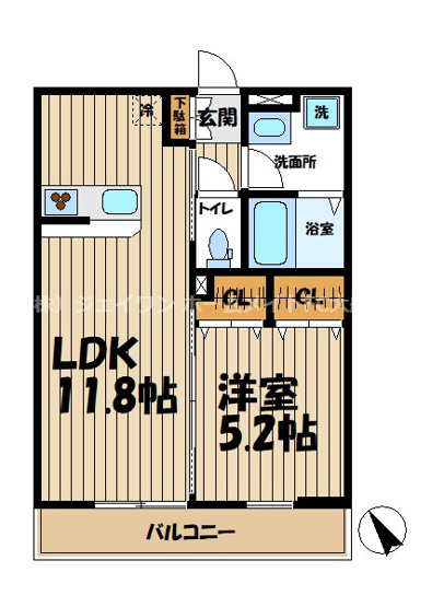 【間取り】 | リブリ・サンシャイン飯島