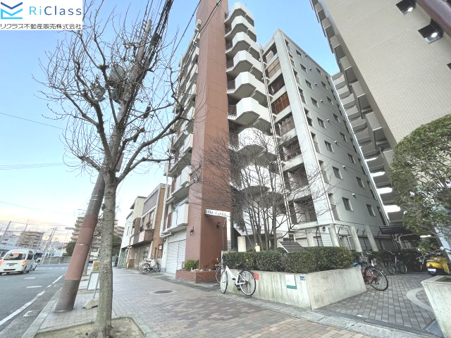 兵庫駅前ガーデンハイツの外観|おしゃれな外観です