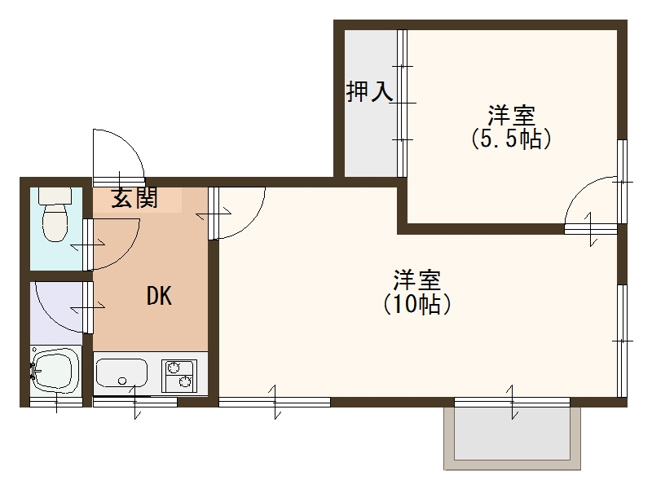 【間取り】 | パルミエール岸里