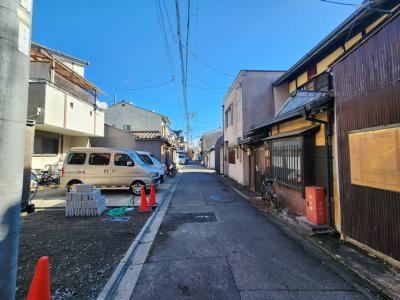 フラッティ花園ミンクの地図|前面道路