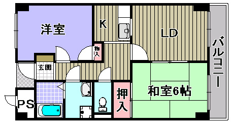 バリュー藪の間取り