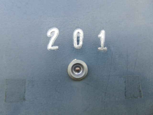 グランディハイツ茂原Cの玄関