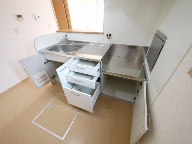 コウジィコートのキッチン|使いやすいキッチンです
