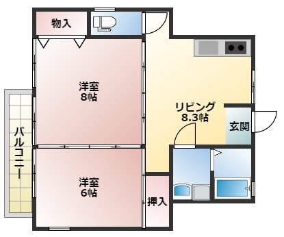 【間取り】 | アーバンハウスヒエダ