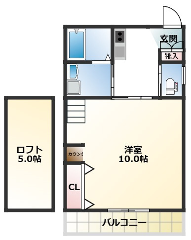 テナック府中の間取り