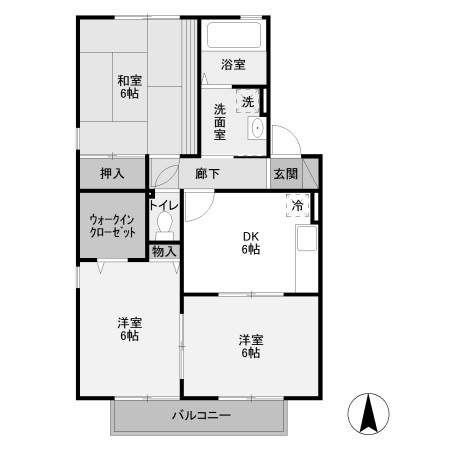 【間取り】 | パストラルA