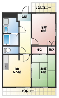 【間取り】 | 前原町マンション
