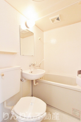 【浴室】 | シティメゾンフェニックス住吉 | 落ち着いた空間のお風呂です