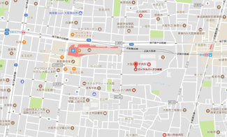 【地図】 | ロイヤルパークス桃坂