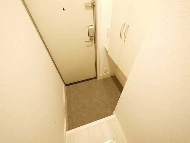 レジデンス天理　五番街の玄関|収納もある玄関です