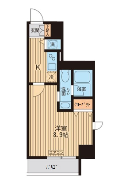 KDXレジデンス入谷の間取り