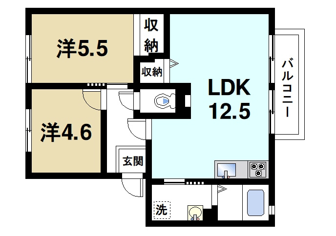 アスティオン飛鳥の間取り|ファミリーさんにおススメの間取りです。