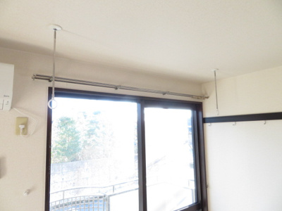 【設備】 | ドミール吉田 | 室内物干し