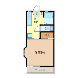 【間取り】 | ドミール吉田