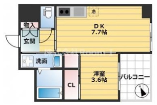 【間取り】 | アリスマナーガーデン谷町