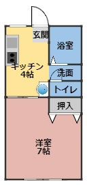 Twin Court Ｂの間取り