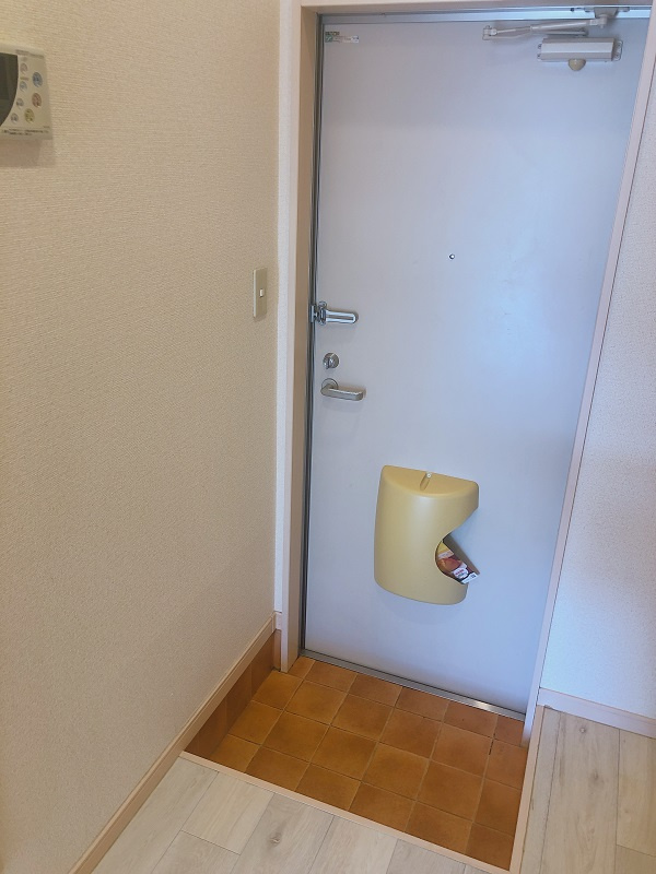 ピアコート栗真の玄関