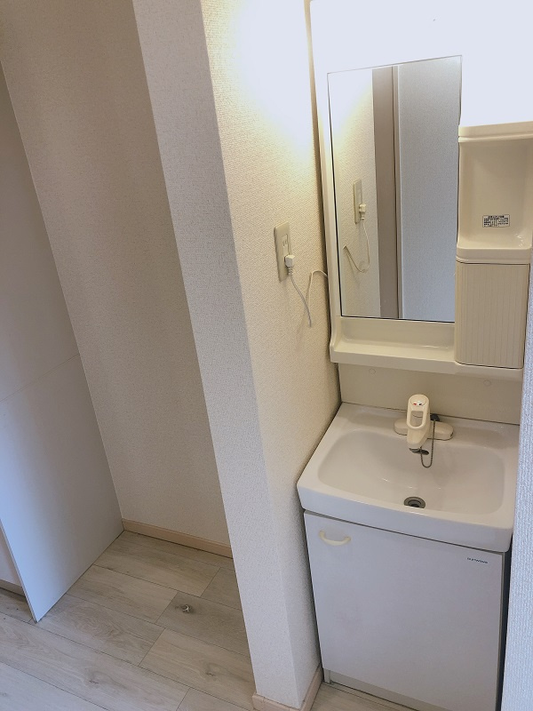 ピアコート栗真の洗面所