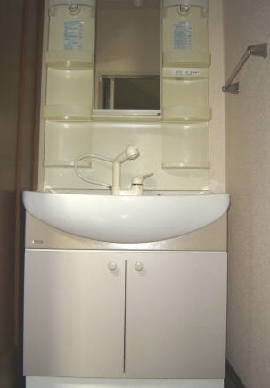 北井タウンハウスの洗面所