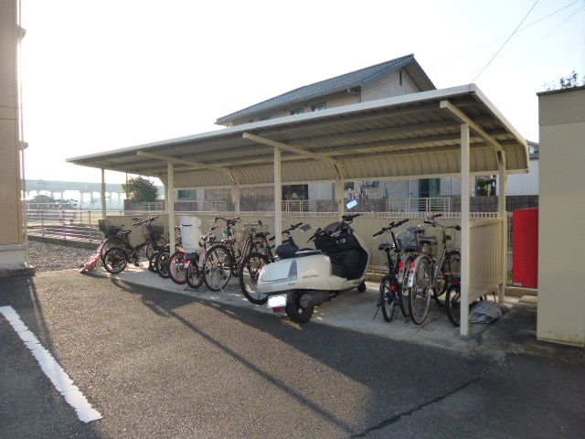 プラシード三宅のその他共用部分|自転車置き場