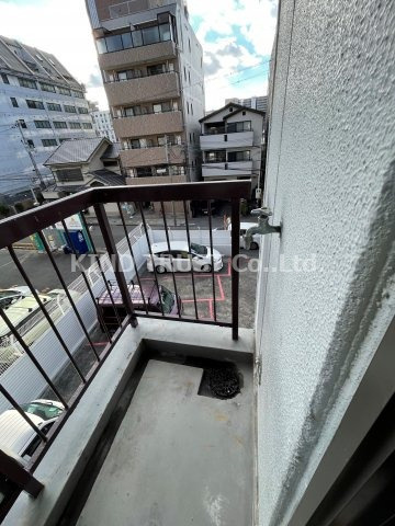 ハイツ田中のバルコニー|広々としたバルコニーです