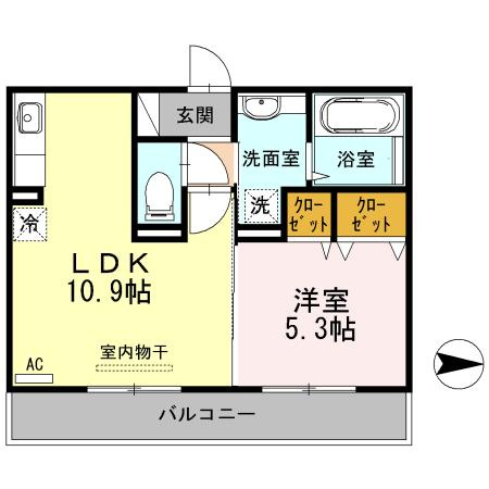 ディアコートの間取り