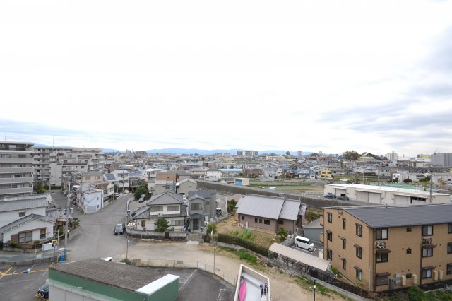 上野芝A団地の展望|最上階　眺望良好です